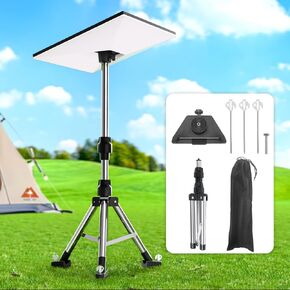 Starlink Mini Tripod Mount with Aluminum Adapter and 3Pcs Glowing Stake, Portable Starlink Mini Tripod Adapter Kit Height Adjustable Starlink Mini Accessories for Outdoor Camping RV Travel Fishing