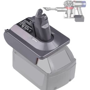 for Dyson V6 Battery Adapter for Milwaukee M18 18V Battery to for Dyson V6 SV03 SV04 SV09 DC62 DC59 Fluffy Vacuum Converter (only MIL18V6 Adapter)