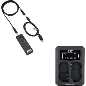 MC-DC2 Remote Switch Shutter Release Cord & EN-EL15 Battery Charger for Nikon Z6III Z6II Z6 III Z6 II Z7II Z7 II Z6 Z7 D7500 D7200 D7100 D7000 Cameras,MC-DC2 Remote Trigger & EN-EL15 USB Charger