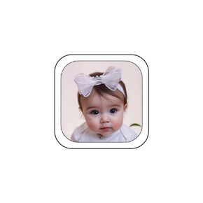 Delicate Lace Floral Baby Girl Headbands Soft Breathable Lace Flower Hairband Infant Baptism Christening Beanie Cap Newborns Hairband for Toddlers Baby Birthday Gifts (style2, adjustable)