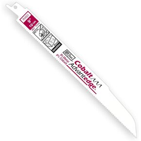 IVY Classic 28388 9 in. 10 TPI, 7/8 in. Wide Bi-Metal Reciprocating Demolition Saw Blade, Cuts Metal/Wood (20-Pack)