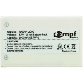 High Capacity Extended 1000mAh Battery Replacement Compatible with Monster MCC AV100 AV300 AVL300 AVL300s AVL-300 AVL300-S Remote Control