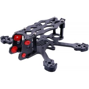2inch FPV Drone Frame for DJI O4 Air Unit Lite: AlfaRC 2" Freestyle Frame 18g 95mm Wheelbase Lightweight Carbon Fiber Kit with Printed Mount for O4 Air Unit 14mm Nano FPV Camera Mini Flight Controller