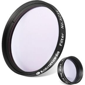 Astromania 1.25" Color/Planetary Moon Filter #AC54 - Bundle with - 2" Color/Planetary Moon Filter #AC54