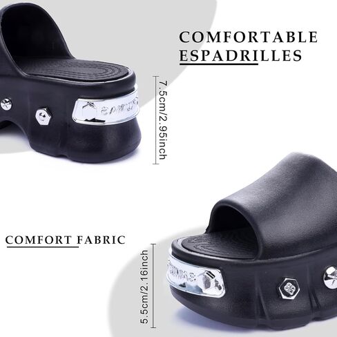 Women Platform Sandals Open Toe Chunky Flatform Slides Sandals Fashion Slip on Summer Beach Sandals Casual Dressy Female Platform Slides for Vacation Comfort Wedges Slide in Saudi Arabia