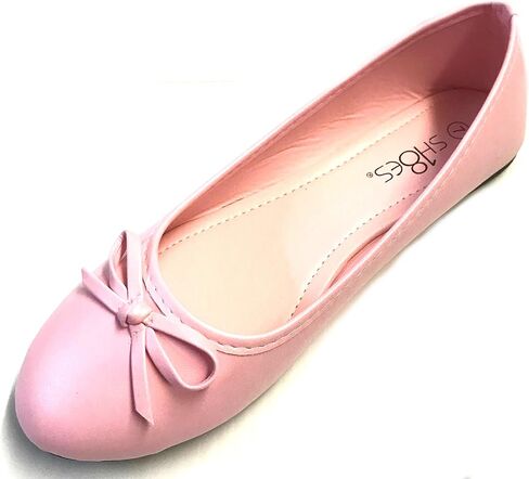Shoes 18 Womens Ballerina Ballet Flats Shoe with Bow in Kuwait