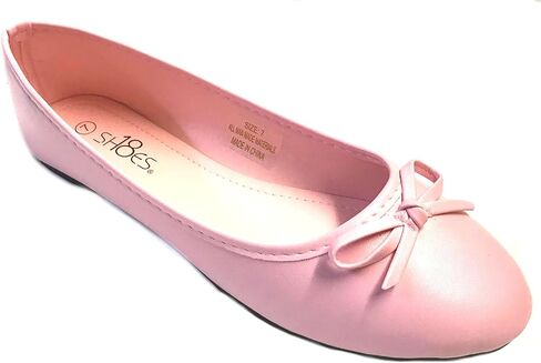 Shoes 18 Womens Ballerina Ballet Flats Shoe with Bow in Kuwait