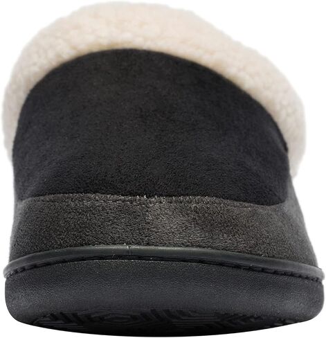 NewDenBer Women's Cozy Memory Foam Slippers Suede Fuzzy Plush Fleece Lined Slip On Indoor Outdoor House Shoes in Saudi Arabia