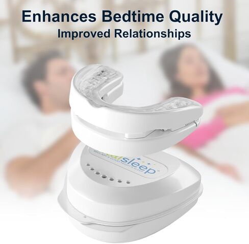 واقيات الفم المضادة للشخير من VitalSleep، مقاسات رجالية، قطعتين، جهاز شخير قابل للتعديل، حل للشخير مصنوع في الولايات المتحدة الأمريكية، واقي الفم للشخير من أجل نوم أفضل in Kuwait