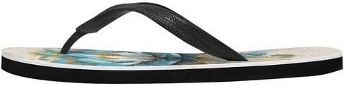 Women Retro Flip Flop Sandal Ginkgo Leaves Casual Thong Sandals Rose Feather Couple Beach Sandals Indoor or Outdoor in Saudi Arabia