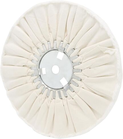 10’’Orange Airway Polishing Buffing Wheel Medium 16plys with 5/8’’Arbor Hole for Angle Grinder-1PC in Saudi Arabia