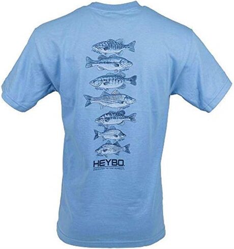 Heybo Freshwater Fishing SS T-Shirt, Freshwater Life T-Shirt Outdoors in Saudi Arabia