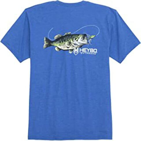 Heybo Freshwater Fishing SS T-Shirt, Freshwater Life T-Shirt Outdoors in Saudi Arabia
