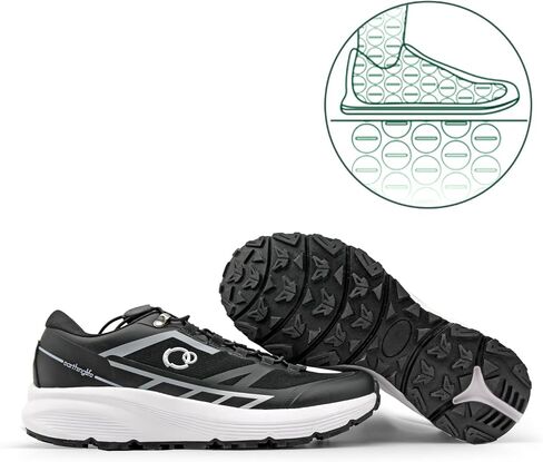 grounding Trail Running Shoe for Men Connect to Earth for natual Healing, Waterproof Hiking Shoes Anti-Slip Rubber Outsole for Walking in Saudi Arabia