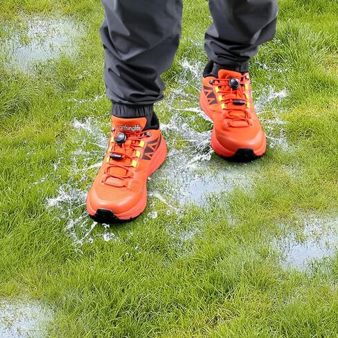 grounding Trail Running Shoe for Men Connect to Earth for natual Healing, Waterproof Hiking Shoes Anti-Slip Rubber Outsole for Walking in Saudi Arabia