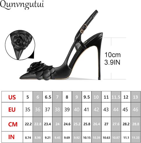 Women's Sexy Pointed Toe Flower Mouth One-Strap Shallow Mouth Stiletto High Heel Ankle Strap Casual Party Banquet Sandals in Kuwait