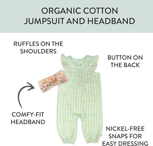 صدق Baby-Girls من قطعتين من Romper & Headband in Saudi Arabia