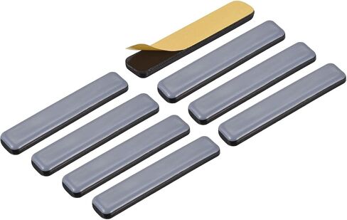 METALLIXITY PTFE Furniture Slider Gliders (75x15mm) 16Pcs, Rectangle Self-Adhesive Floor Protector Pads - for Furniture Carpets in Saudi Arabia