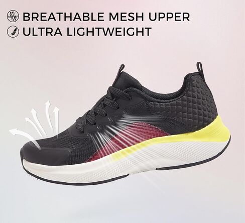 LUCKY STEP Women's Mesh Walking Shoes Lightweight Breathable Shoes Non Slip Tennis Comfortable Workout Gym Running Sneakers in Saudi Arabia