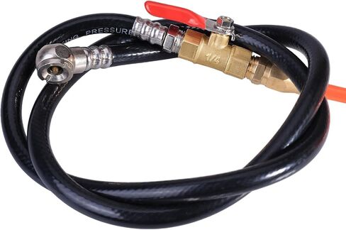 1/4 بوصة صمام NPT ضاغط الهواء النحاس صمام الثقيلة صمام الخدمة الذكور والإناث مفتاح التبديل 1/4 NPT الأنابيب للاختراف (ذكر x أنثى 3pcs) in Kuwait