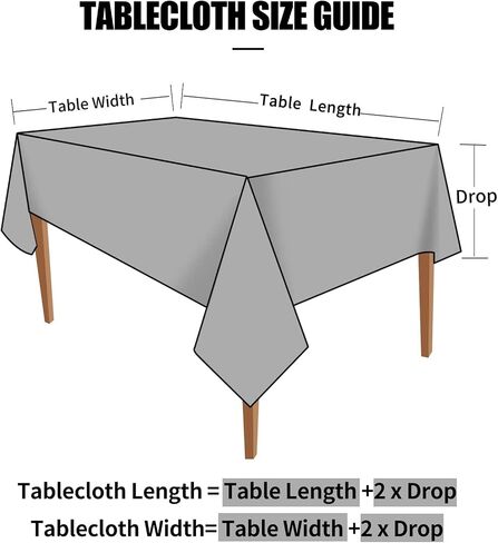 Smiry Rectangle Table Cloth, Waterproof Heavy Duty Vinyl Tablecloths, Wipeable Washable Table Cover for Kitchen and Dining Room (Beige, 60" X 84") in Saudi Arabia