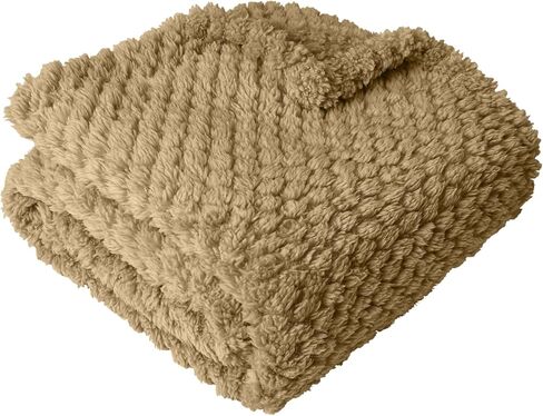 بطانية صغيرة فائقة الصوف المريحة للبنين فتيات الفتيات رقيقات تتلقى بطانية مستقبلة للحديدين الجدد ، مثالية للحضانة ، المتجول ، أمن التقويم والأطفال الصغار (كريم ، 30 "× 40") in Kuwait