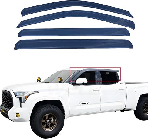 Tape On Window Visor Compatible with 2017-2022 Honda CR-V, Side Vent Window Deflector Rain Guard Shade, Truck Accessories-4pcs in Saudi Arabia