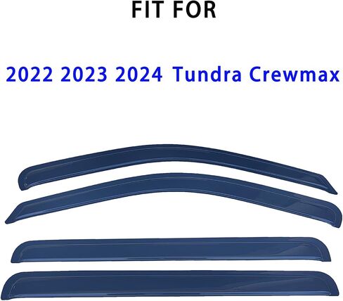 Tape On Window Visor Compatible with 2017-2022 Honda CR-V, Side Vent Window Deflector Rain Guard Shade, Truck Accessories-4pcs in Saudi Arabia