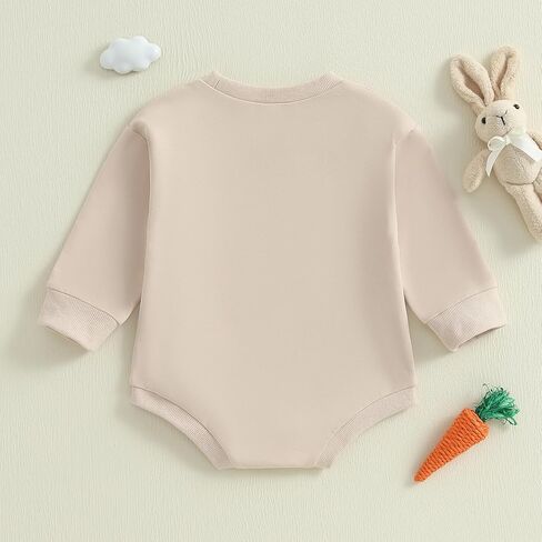 أول فتاة في عيد الفصح طفلة فتاة تطريز أرنب رومبز أرنب ذيل بذرة الرضي in Kuwait