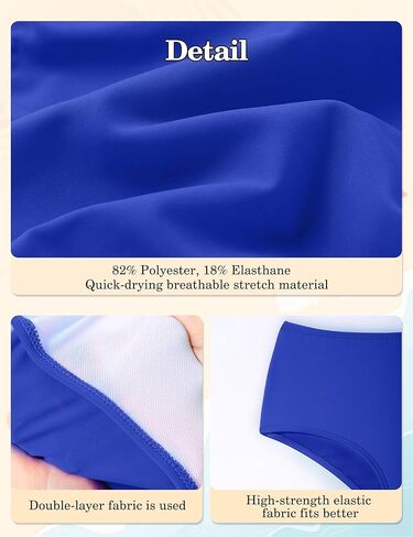 oklady Girls Swimsuit 2 Piece Bikini Set Tiered Ruffled Girls Bathing Suit Adjustable Straps Girls' Swimwear in Kuwait