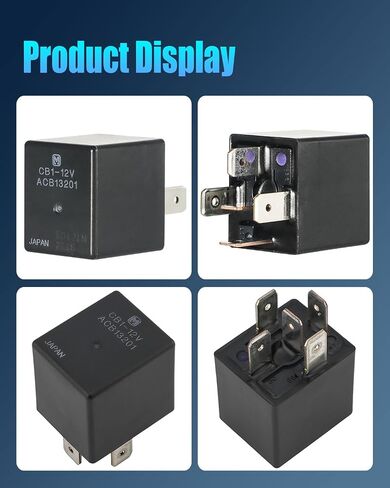 CB1-12V ACB13201 40A Plug in Mini-ISO Automotive Relay Headlights, Cell Motors, A/C, ABS, EPS Multiple Support Relay 5 Pins in Saudi Arabia