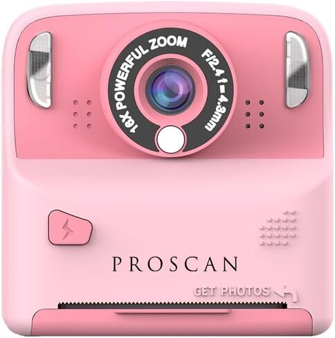Kids Digital Camera - Instant Print, Thermal Camera, HD Display, MP3 Playback, 16X Zoom, PC Compatible in Saudi Arabia