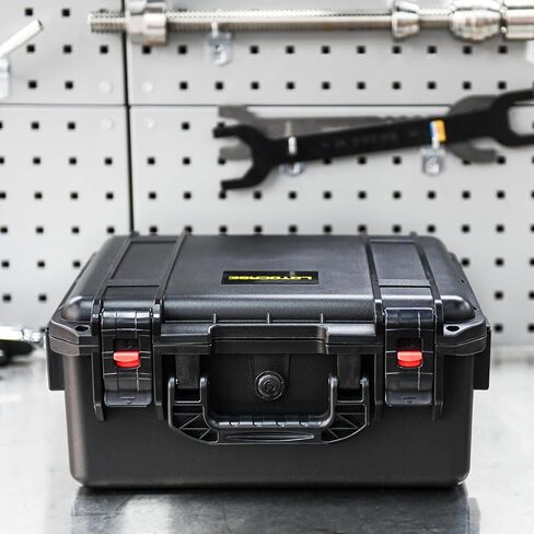 Storage Case for Dewalt Battery & Charger - Waterproof Power Tool Box Storage Bag with Customizable Fit Foam for Milwaukee/Makita/Ryobi Battery & Charger (Only Case) in Kuwait