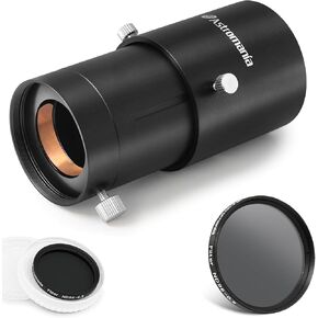 Astromania 2" Moon Telescope Eyepiece Filter ND96-0.9 - Bundle with - 2" Variable Universal Camera Adapter
