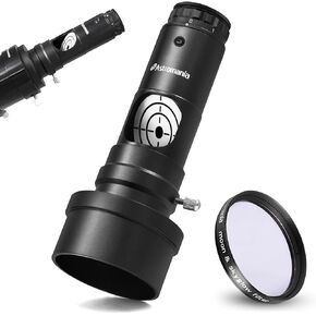 Astromania 2" Moon/Skyglow Filter - Bundle with - 1.25" Next Generation Laser Collimator 2" Adaptor