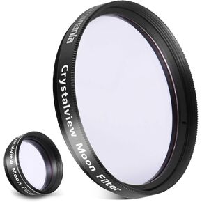 Astromania 1.25" Crystalview Moon Filter - Bundle with - 2" Crystalview Moon Filter