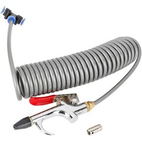 6 in 1 Car Air Blow Gun Kit with Interchangeable Nozzles Air Compressor Tools Set Vehicle Components