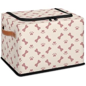 Large Toy Box Collapsible Storage Bins with Lids Closet Storage Baskets for Organizing Shelves Nursery Toy Storage Organizer Boxes for Kids, Boys, Girls (Pink Purple Floral Butterfly)