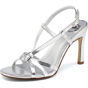 Pasuot Strappy Heeled Sandals for Women - Open Toe Ankle Strap Stiletto High Heels, Round Toe Sexy Cross Strap Adjustable Buckle Thin Heel for Women Ladies Summer Homecoming Party Dress