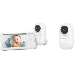 Momcozy Video Baby Monitor BM01 with Add-on Camera Unit (1 Screen + 2 Camera)