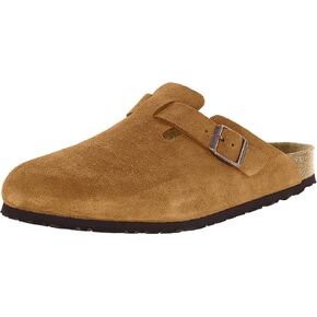 Birkenstock Men's Boston Soft Footbed Clogs, Mink, Brown, 9 Medium US