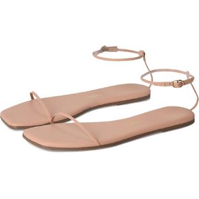 TKEES Women's Square Toe Twiggy Flat Sandal