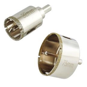 3 Inch + 1 1/4 Inch Diamond Hole Saw with Pilot Bit, DaduoRi Tile Hole Saw Bits with Center Drill Bit for Glass, Porcelain Tile,Ceramics, Marble and Granite…