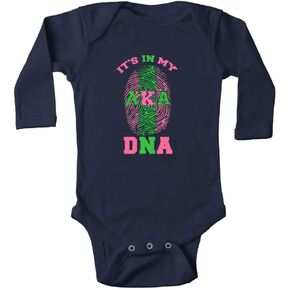 It's In My DNA AKA Infant Boy Girl Long Sleeve Newborn Playsuit Baby Bodysuit