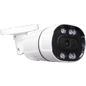 Sinis 8MP 4K Security Analog Dome Camera,TVI/AHD/CVI/960H, 100ft IR Night Vision, IP67 Outdoor Weatherproof, 2.8mm Fixed Lens, White Bullet Camera