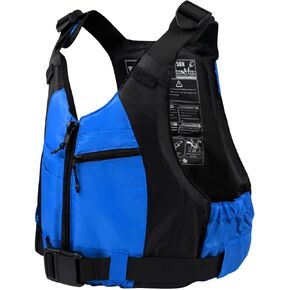 Yueta Swim Vest for Adults, Adjustable Crotch Strap, Buoyancy Aid Swim Jacket for Kayaking, Fishing, Watersports