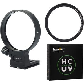 Haoge LMR-SM140S Lens Collar Replacement Foot Tripod Mount Ring Stand Base And Haoge UV-67 67mm Ultra Slim MC UV Protection Multicoated Ultraviole for Sigma 100-400mm F5-6.3 DG DN OS Lens Sony E Mount
