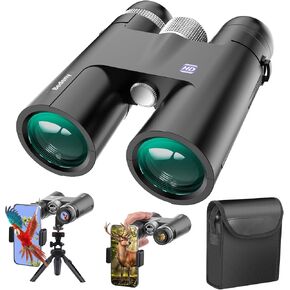 18x50 HD Binoculars for Adults with Upgraded Phone Adapter
