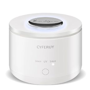 Ultrasonic Retainer Cleaner - 45kHz Ultrasonic Cleaner Machine for Dentures, Mouth Guard, Night Guard, Toothbrush Heads, Jewelry with 3 Modes & 160ML Capacity Portable Dental Cleaner