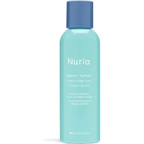 Nuria - Hydrate Moisturizing Facial Toner, Aloe Vera Toner for All Skin Types, with Mallow Root, Chamomile, Rose Oil, and Glycerin, 180mL/6.1 fl oz